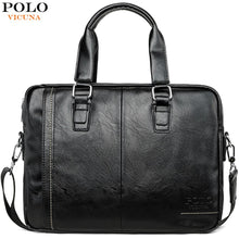 Load image into Gallery viewer, VICUNA POLO New Arrival High Quality Leather Man Messenger Bag Bag Set Brand Men's Briefcases Business Laptop Men Handbag
